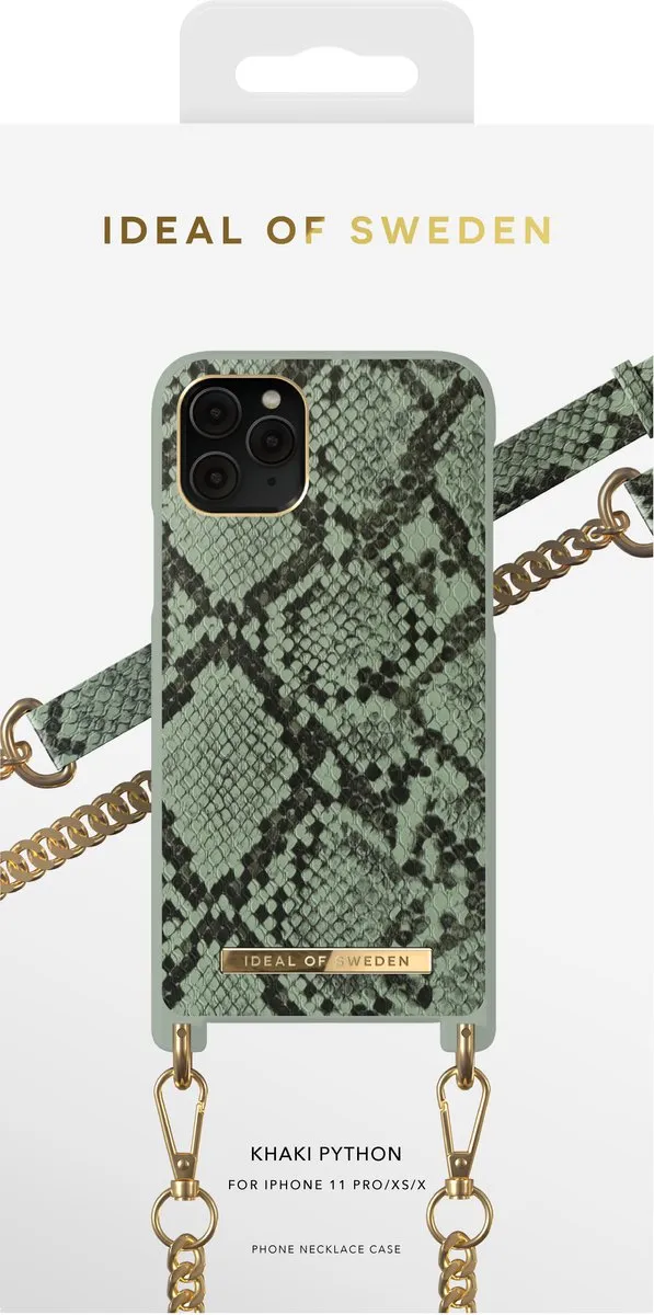 iDeal of Sweden Phone Necklace Case iPhone 11 Pro/XS/X - Kaki - afbeelding 4 van 6