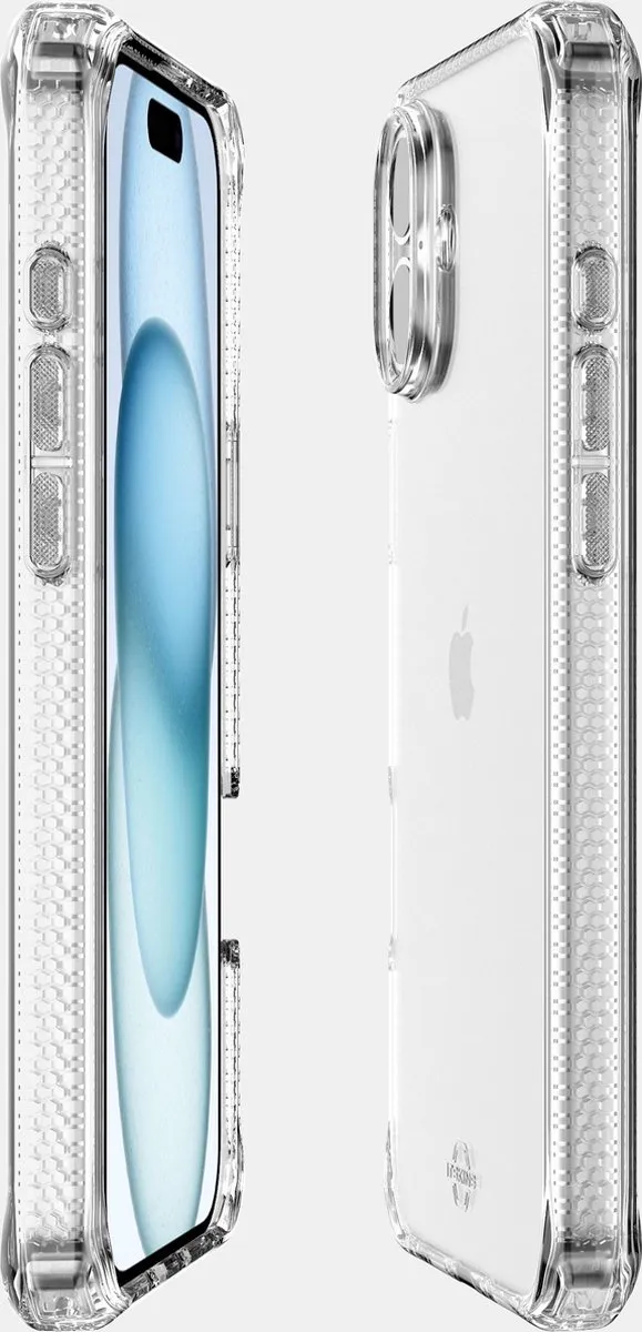 ITSKINS Level 2 SpectrumClear AP6R-SPECM-TRSP iPhone 16 Plus Hoesje - Transparant - afbeelding 6 van 6