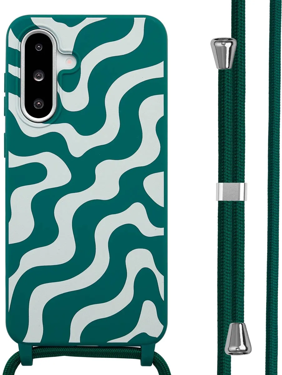 Imoshion Hoesje Samsung Galaxy A36/A56 - Siliconen Petrol Green Groovy