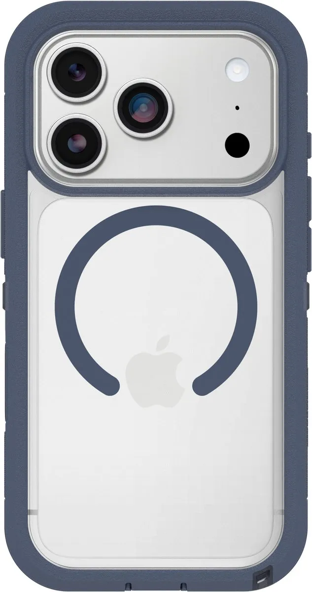 OtterBox Defender Pro 77-98514 iPhone 17 Pro Hoesje - Blauw/Transparant - afbeelding 6 van 6