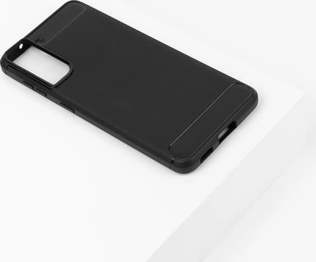 BMAX Carbon Hoesje BMAX91478 Samsung Galaxy S21 - Zwart