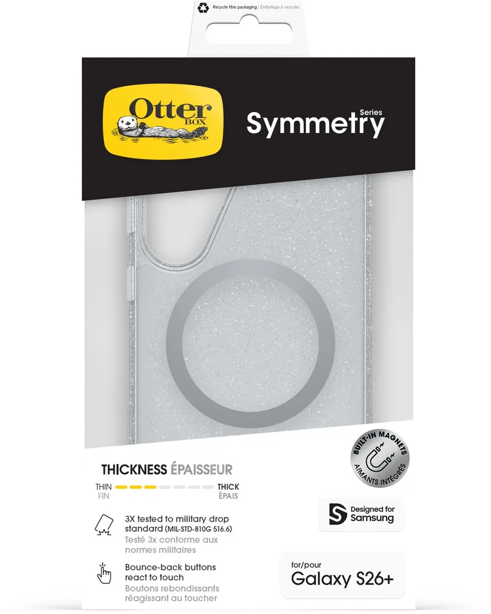 OtterBox Symmetry Clear Magnets 77-99980 Hoesje - Samsung Galaxy S26+ - Transparant