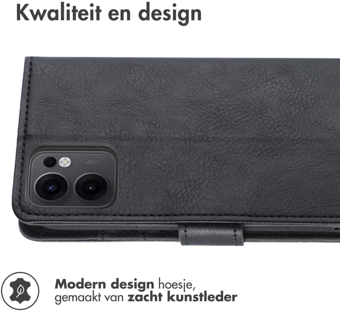 Imoshion Hoesje Oppo Reno 13 F 5G - 3 Pasjes - Zwart