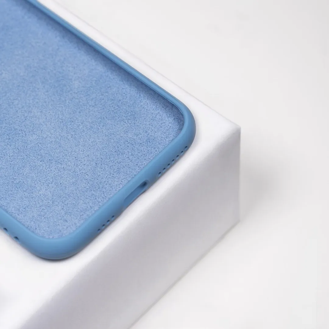 BMAX Siliconen Hoesje iPhone 11 Pro Max - Lichtblauw