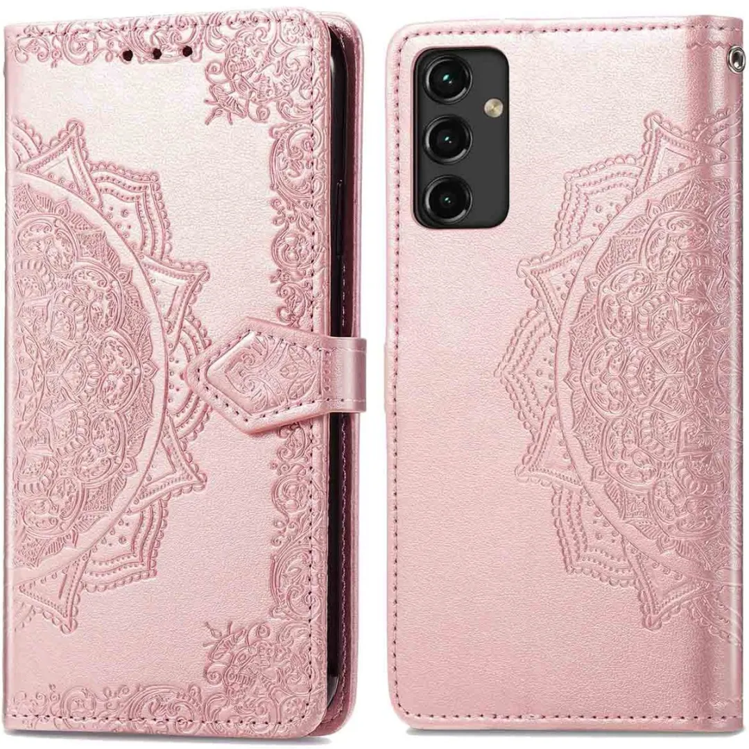 Imoshion Hoesje Samsung Galaxy A14 - Mandala Rosé Goud