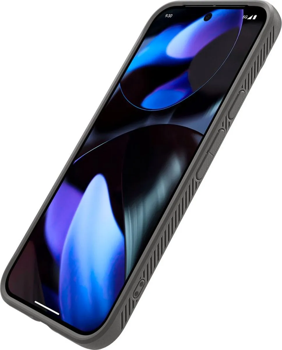Spigen Rugged Armor Hoesje 8809971227186 - Google Pixel 9/9 Pro - Carbon Grijs