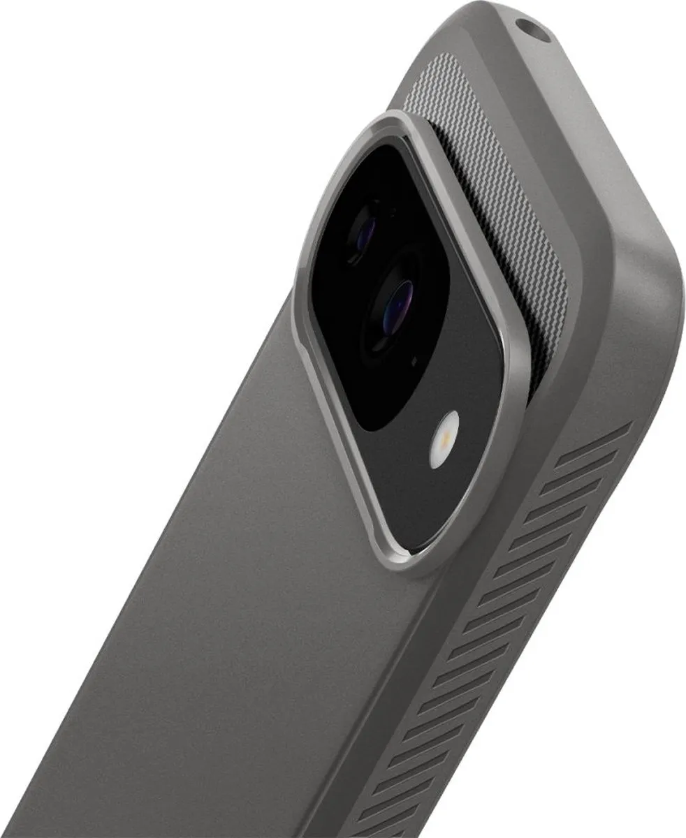 Spigen Rugged Armor Hoesje 8809971227186 - Google Pixel 9/9 Pro - Carbon Grijs - afbeelding 6 van 6