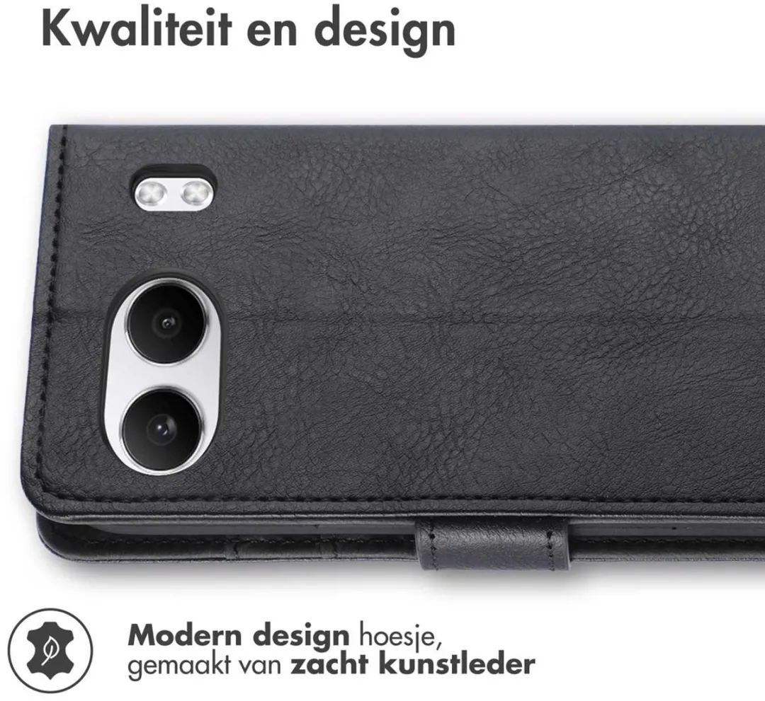 Imoshion Hoesje OnePlus Nord 4 - 3 Pasjes - Zwart