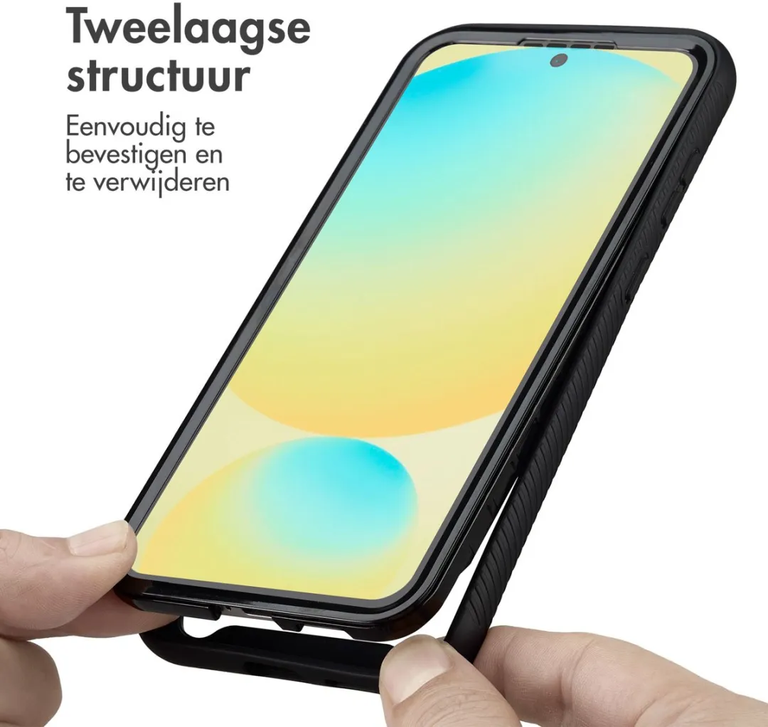 Imoshion Hoesje Samsung Galaxy S25 FE - 360° Beschermend - Zwart