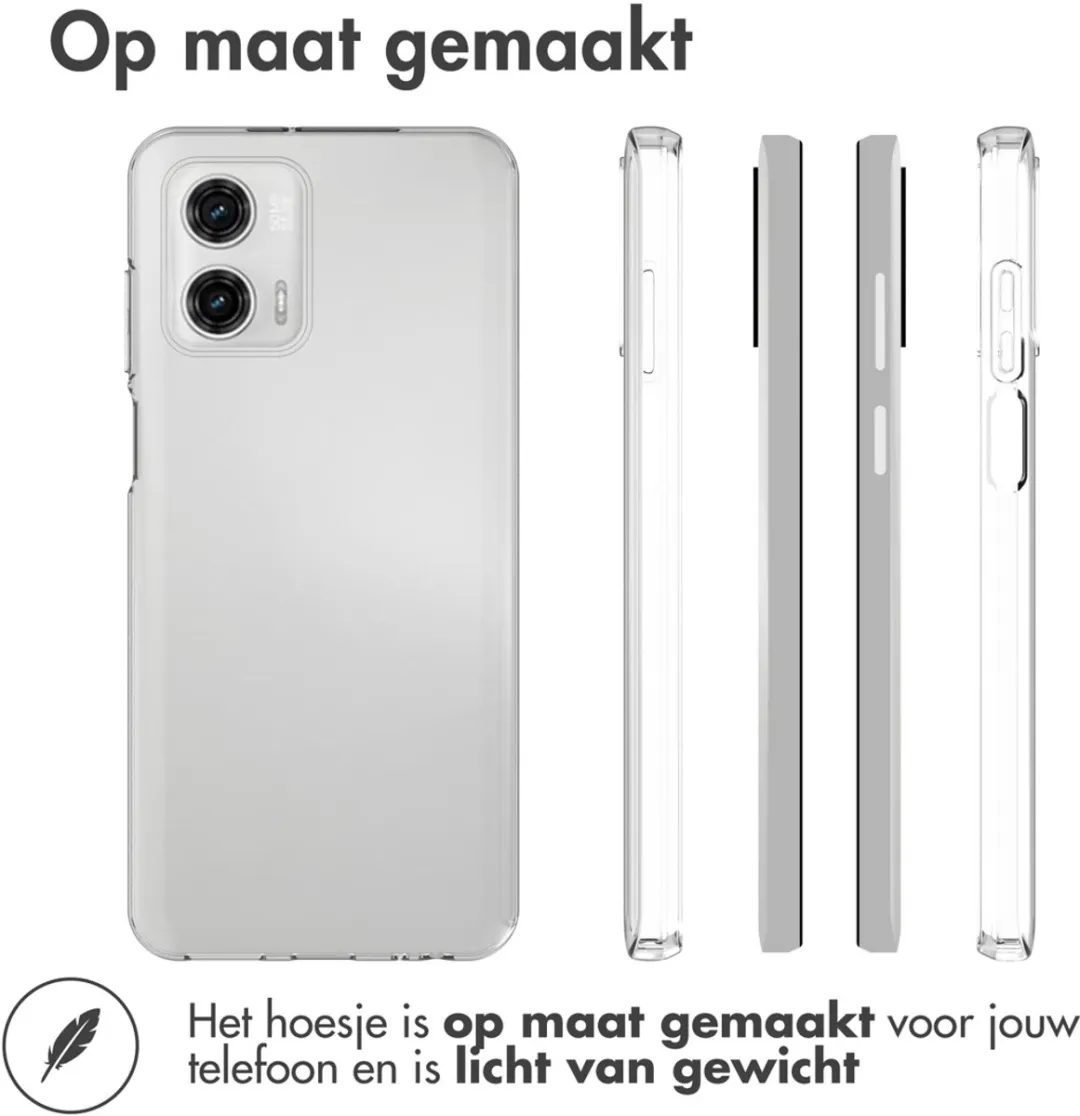 Accezz Hoesje Motorola Moto G73 - Transparant