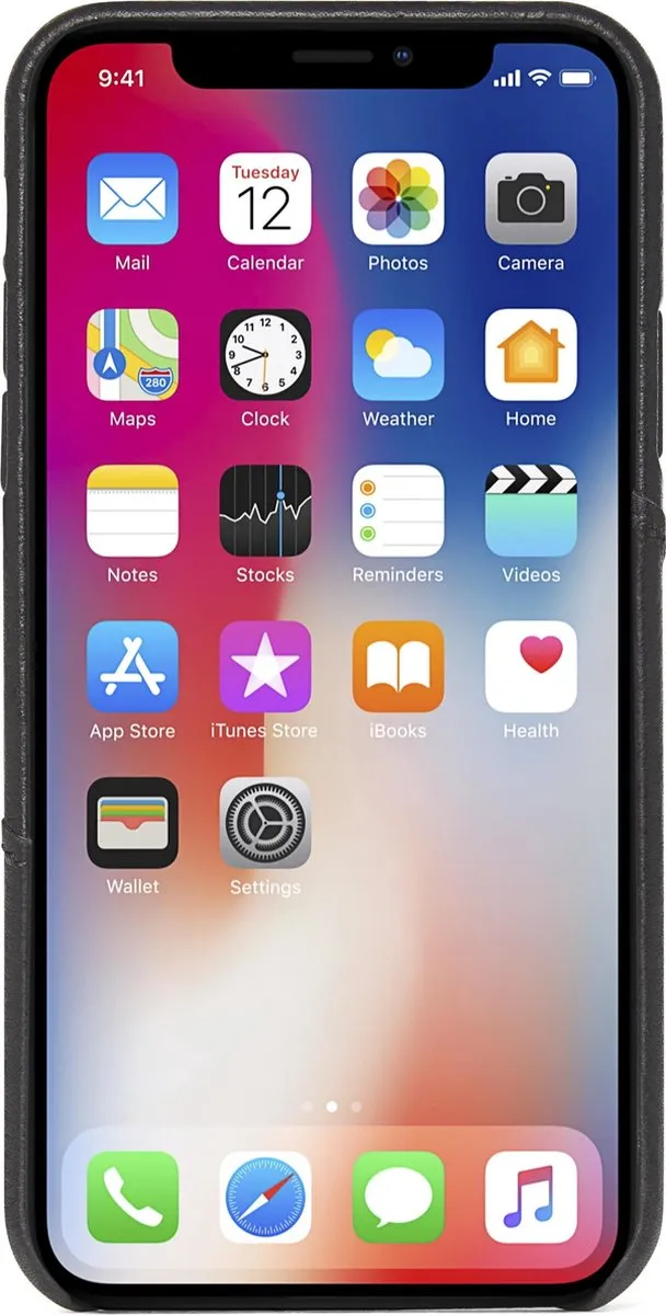 Decoded D7IPOXBC3BK Back Cover iPhone Xs/X - Zwart