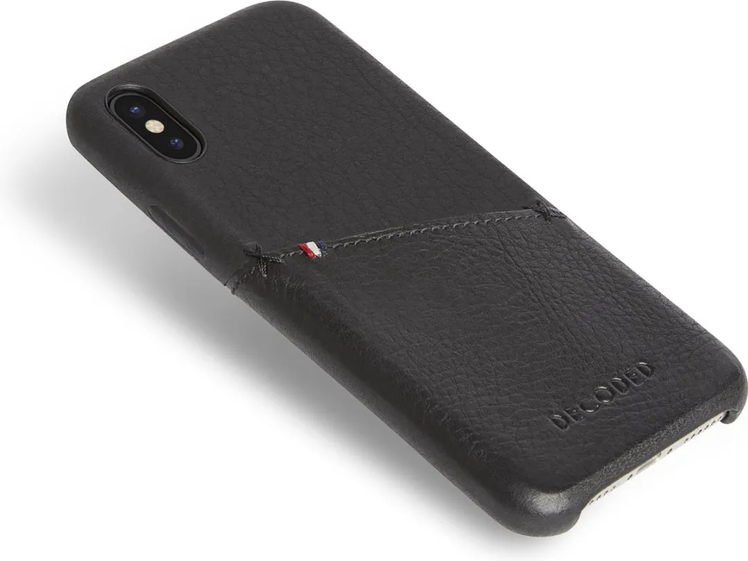 Decoded D7IPOXBC3BK Back Cover iPhone Xs/X - Zwart