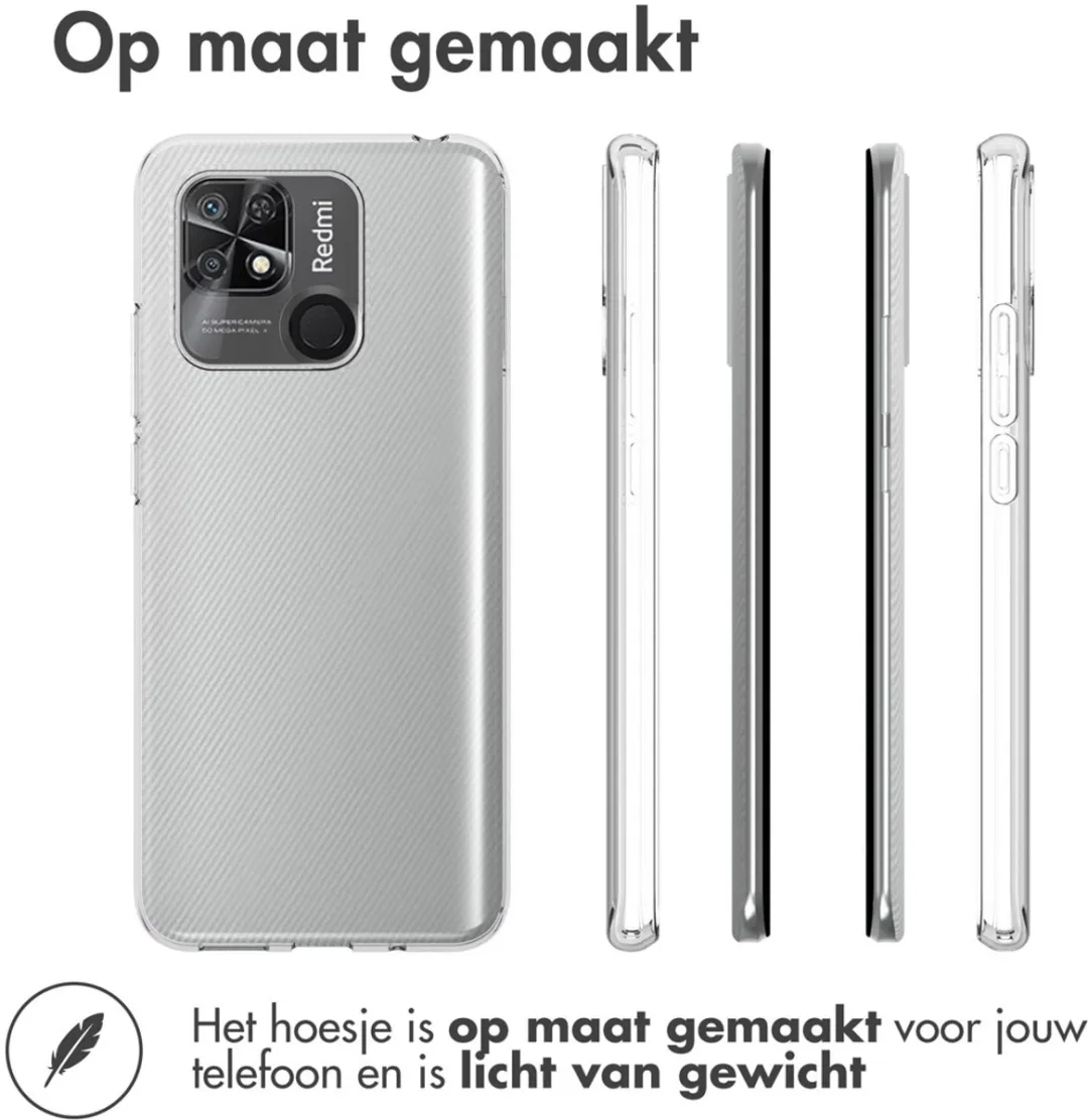 Accezz Hoesje Xiaomi Redmi 10C - Transparant