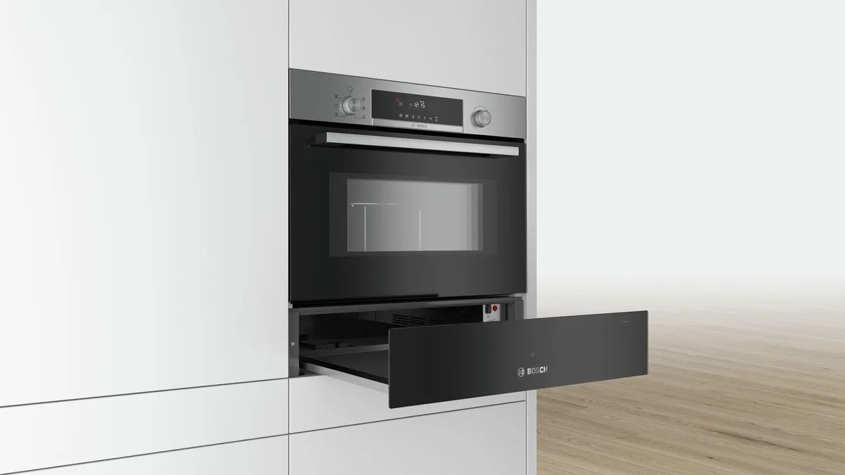 Bosch Serie|6 BIC510NB0 Opwarm/warmhoudlade 14cm - Zwart
