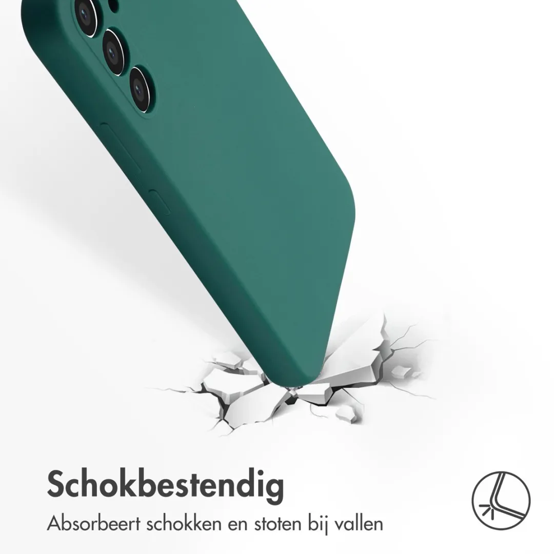 Accezz Hoesje Samsung Galaxy A34 5G - Donkergroen