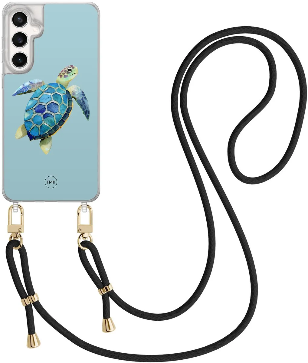 Casevibes S24 FE Telefoonhoesje - Blauw Schildpad - CV/S/S24FE/C/001