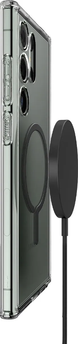 Spigen Ultra Hybrid Metal Ring MagFit ACS05621 Hoesje - Zwart