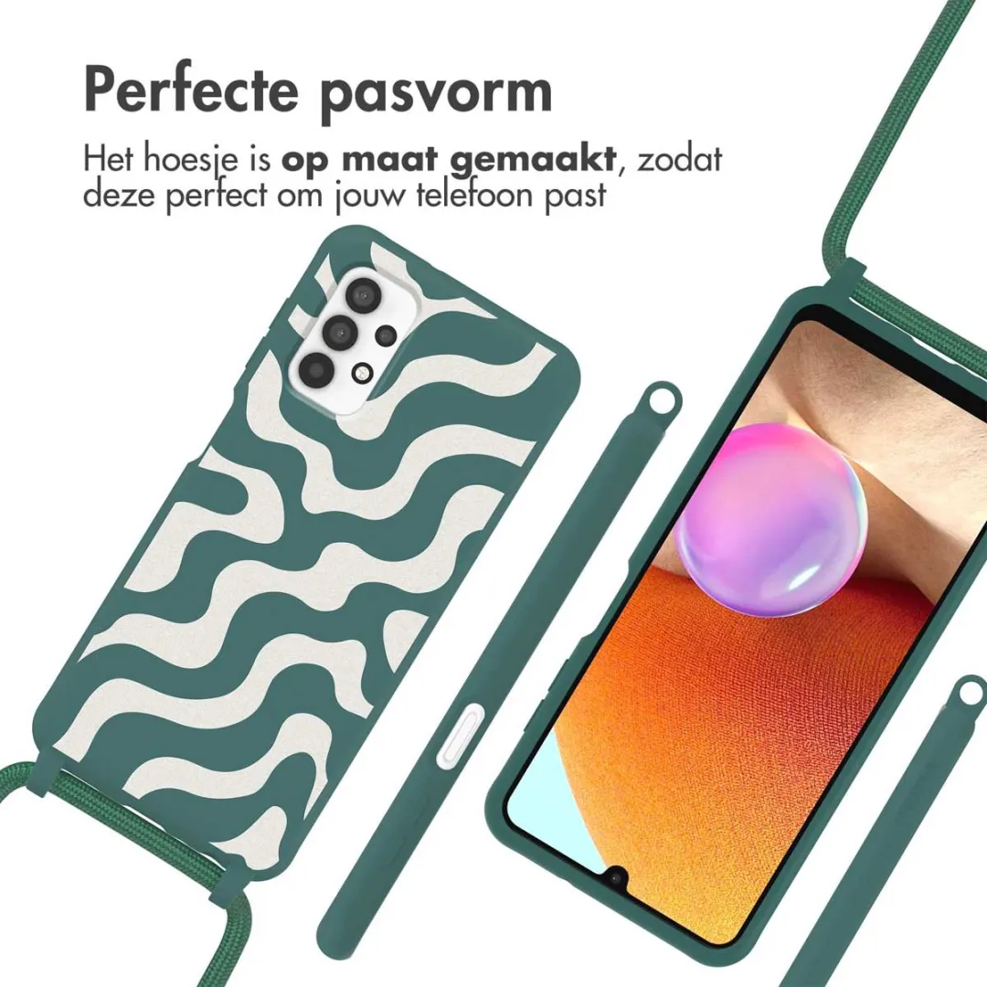 Imoshion Hoesje Samsung Galaxy A32 4G - Petrol Green Groovy