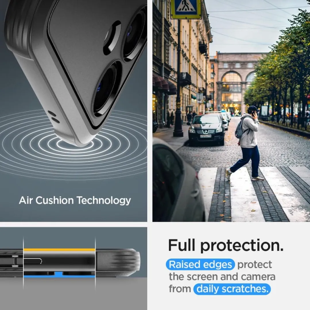 Spigen Rugged Armor ACS07326 Hoesje - Samsung Galaxy S24+ - Zwart - afbeelding 6 van 6