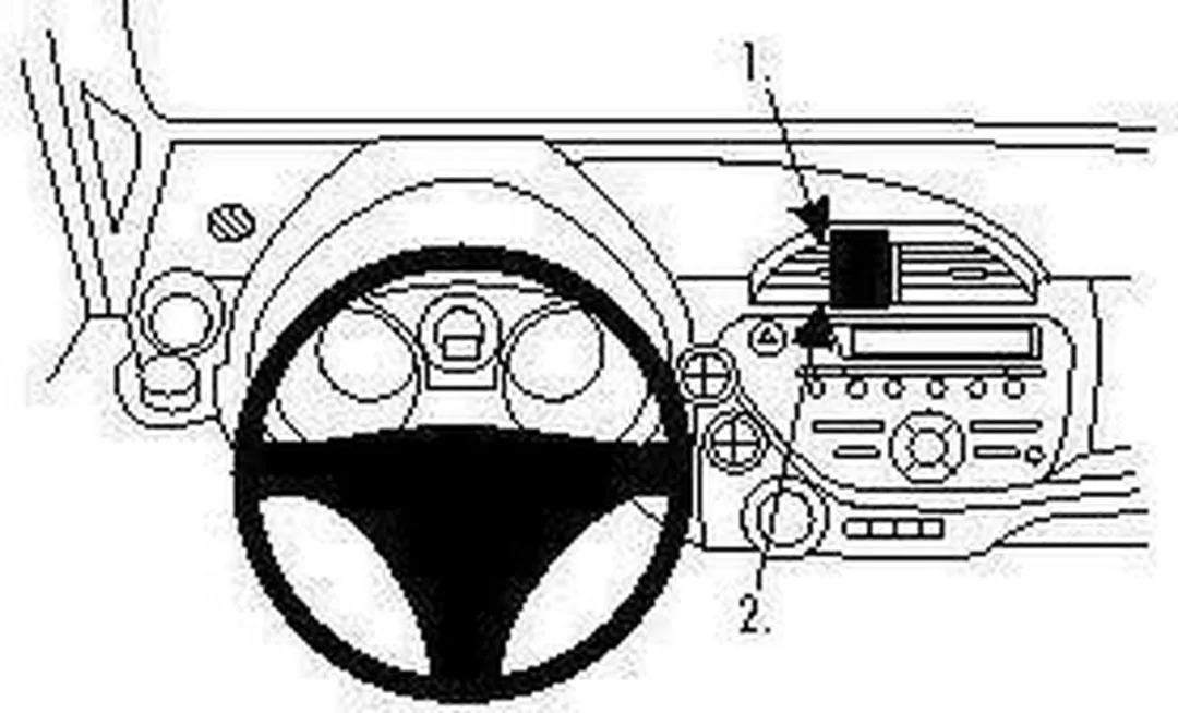 Brodit ProClip Center Mount 854319 - Zwart