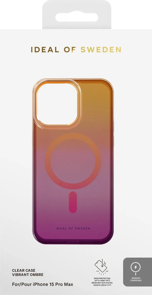 iDeal of Sweden Clear Case iPhone 15 Pro Max - MagSafe - Vibrant Ombre - afbeelding 4 van 6
