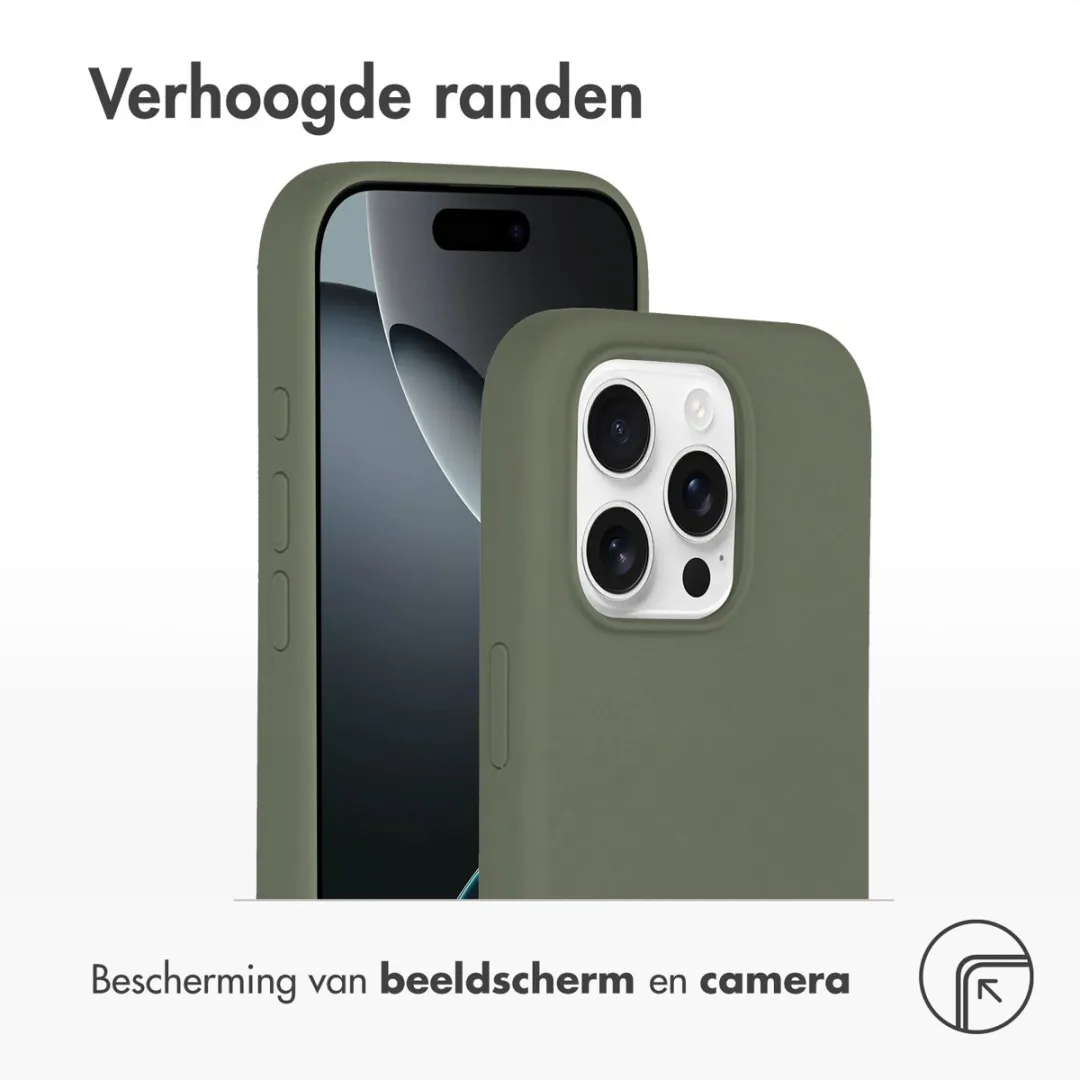 Accezz Hoesje iPhone 16 Pro MagSafe - Olijfgroen - afbeelding 6 van 6