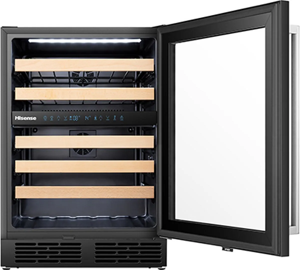 Hisense RW17W4NWLG0 wijnkoeler Compressorwijnkoeler Vrijstaand 32 fles(sen)