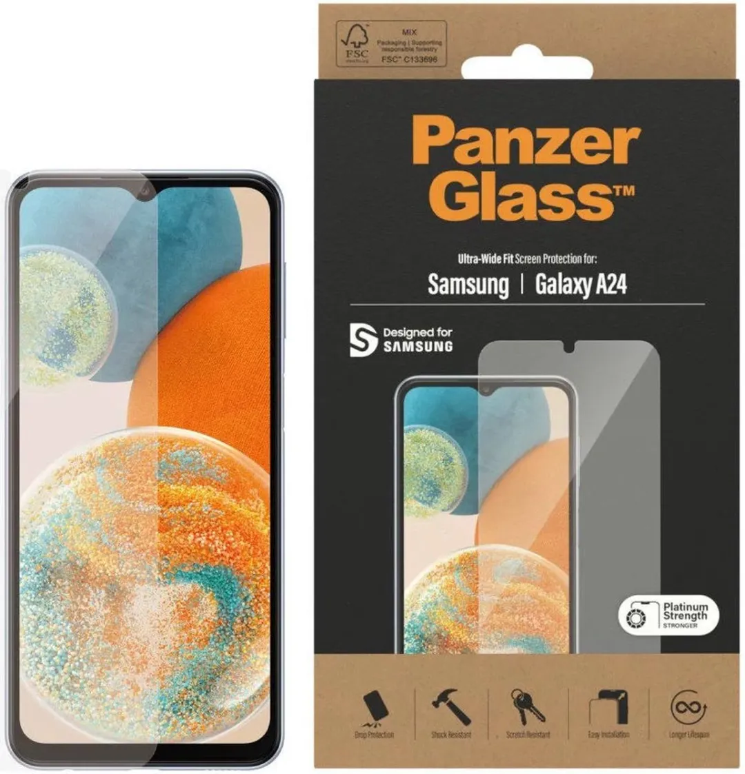 PanzerGlass Ultra Wide Fit PZ-7326 Screenprotector - Samsung Galaxy A24