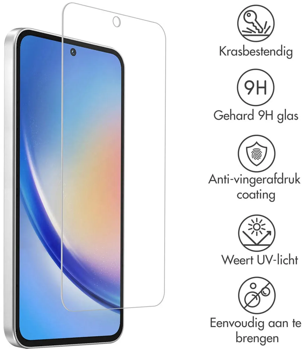 imoshiion Screenprotector Gehard Glas Duopack - Samsung Galaxy A35/A55 5G