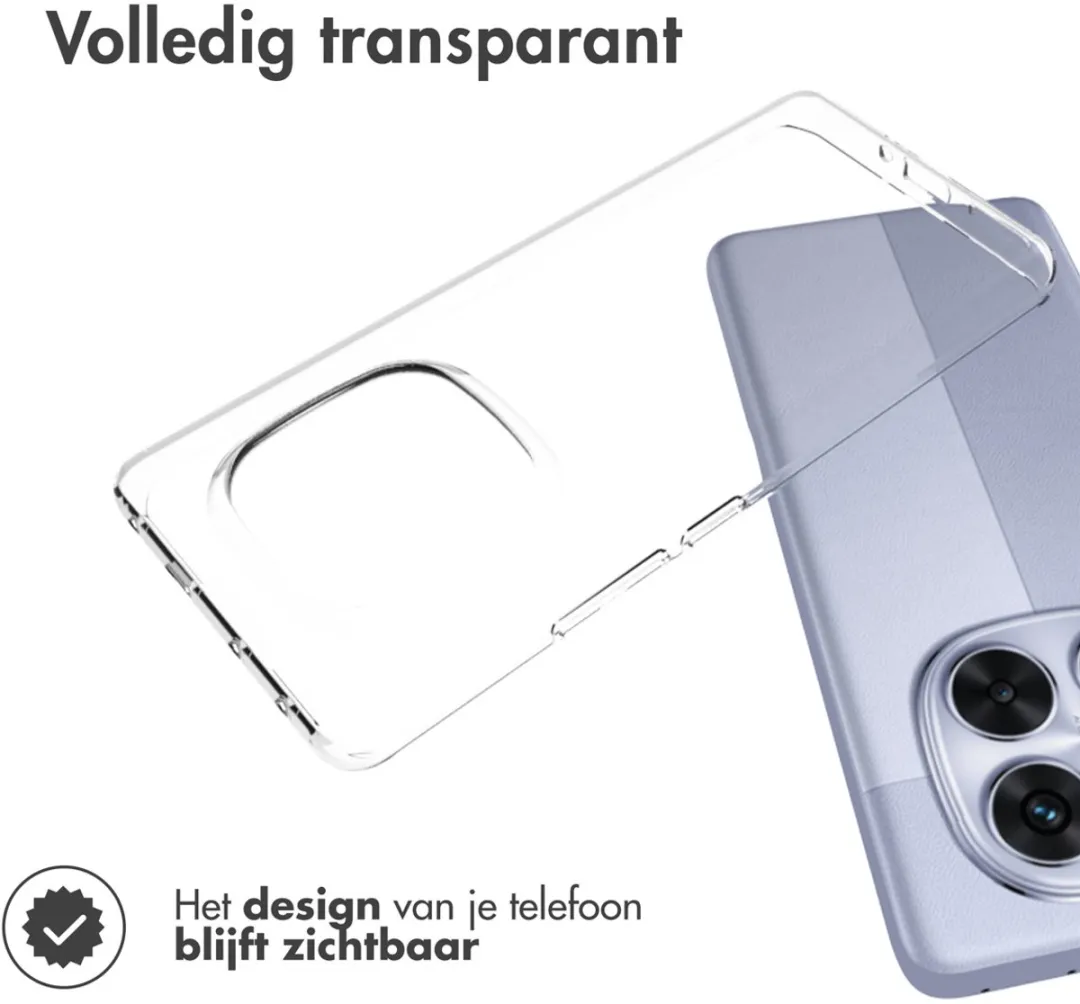 Accezz Hoesje Xiaomi Redmi Note 14 Pro 5G - Transparant