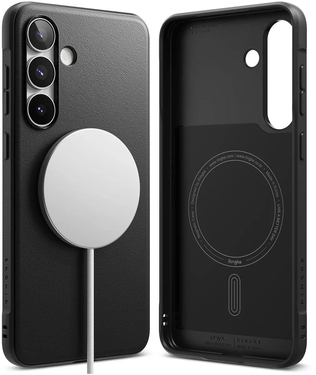 Ringke Onyx Magnetic Hoesje ACS06901 - Samsung Galaxy S25 FE - Zwart
