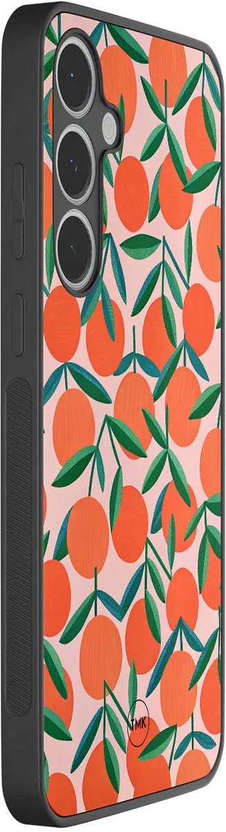 Casevibes S/S24FE/B/008 Hoesje Samsung Galaxy S24 FE - Oranje
