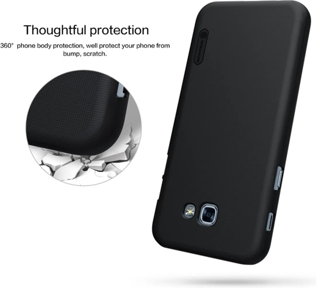 Nillkin Frosted Shield Hardcase Samsung Galaxy A5 (2017) - Zwart - afbeelding 3 van 6