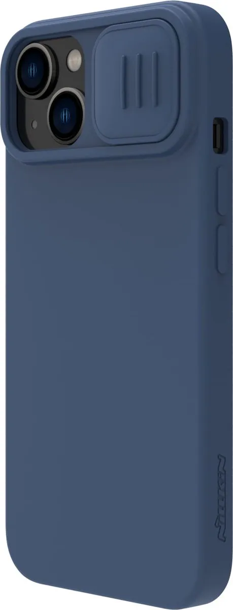 Nillkin CamShield Silicone Hoes iPhone 14 - Blauw - afbeelding 3 van 3
