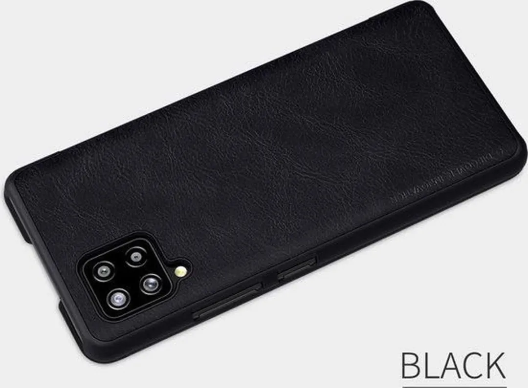 Nillkin Qin Hoesje QIN40 - Samsung Galaxy A42 - Kunstleer Zwart - afbeelding 4 van 6