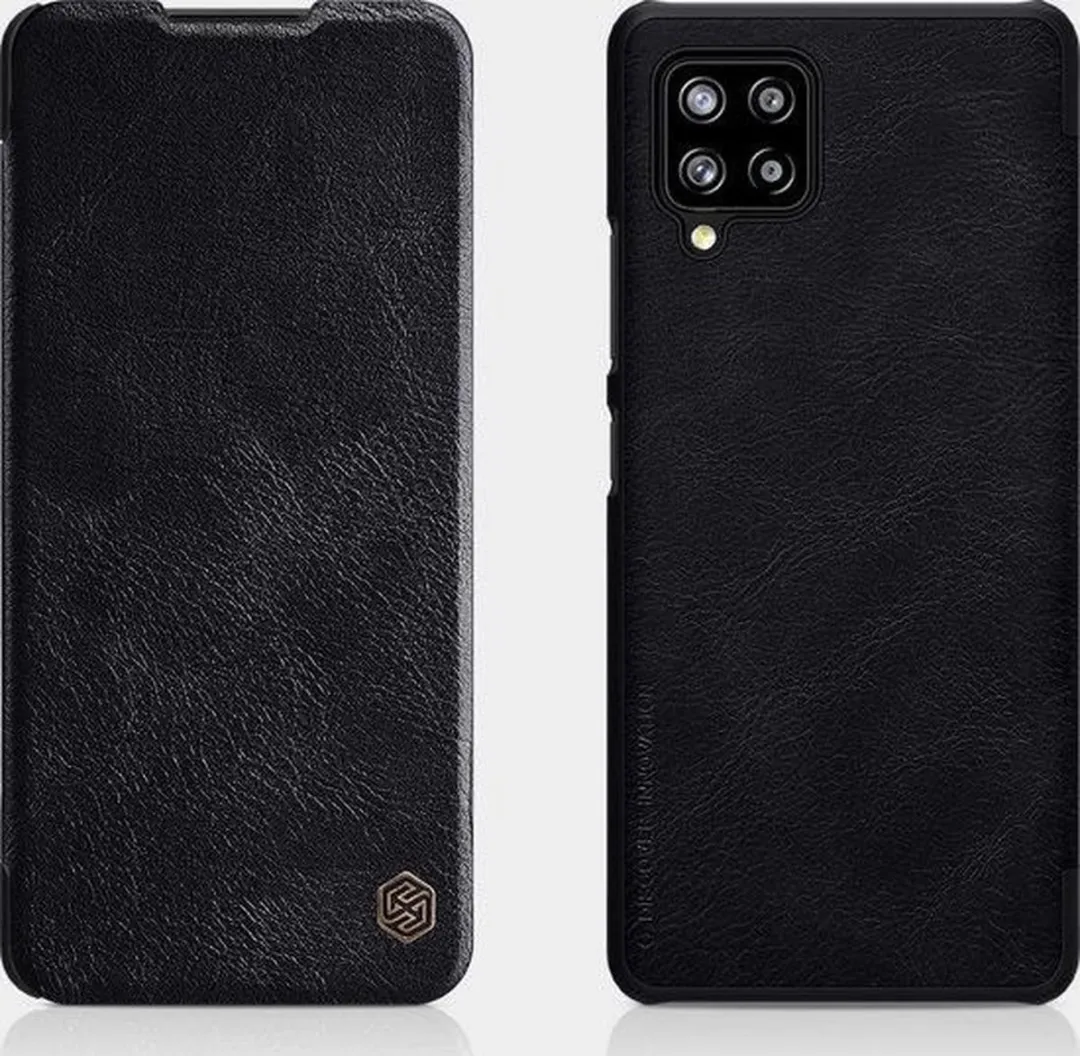 Nillkin Qin Hoesje QIN40 - Samsung Galaxy A42 - Kunstleer Zwart - afbeelding 5 van 6