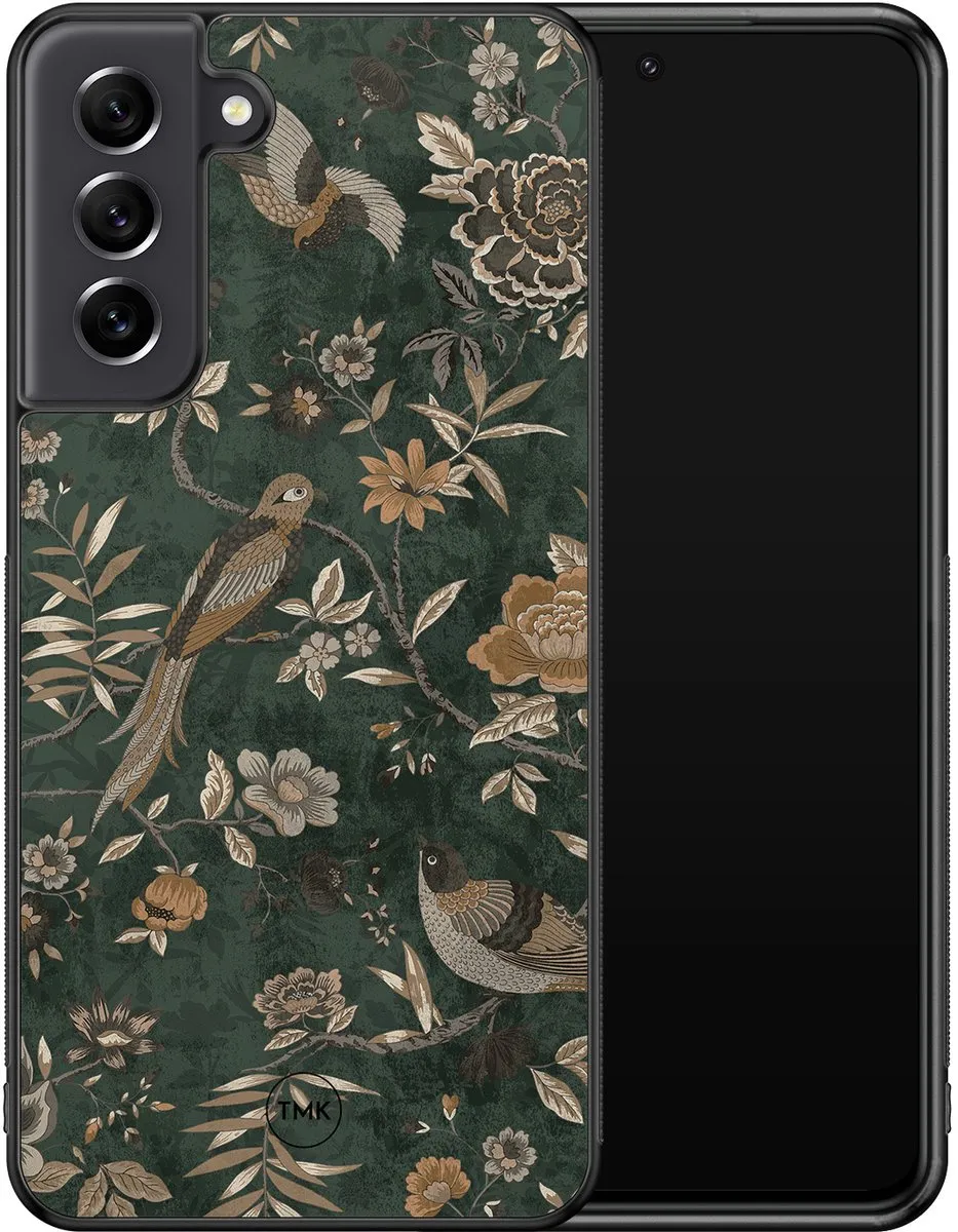 Casevibes S21FE/B/015 Hoesje Samsung Galaxy S21 FE - Groen