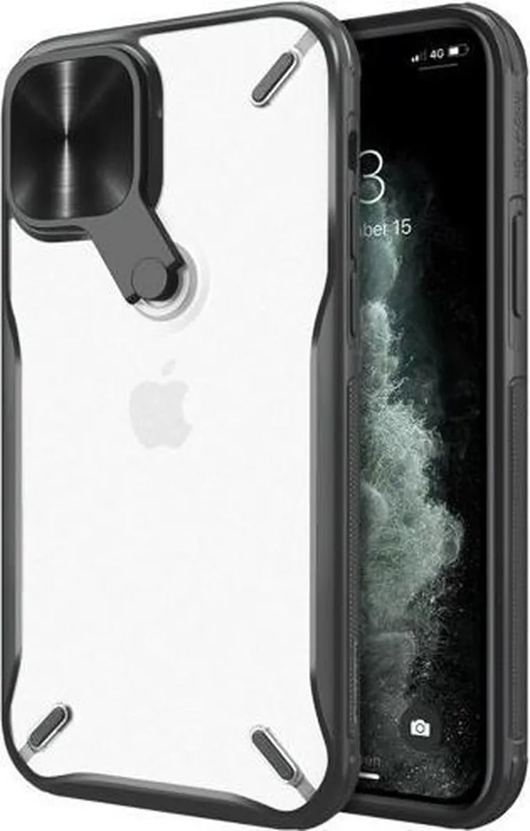 Nillkin Cyclops Case iPhone 12/12 Pro - Zwart