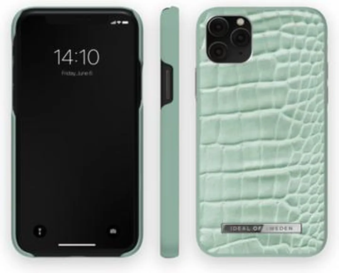 iDeal of Sweden Phone Necklace Case iPhone 11 Pro/XS/X - Mint Croco