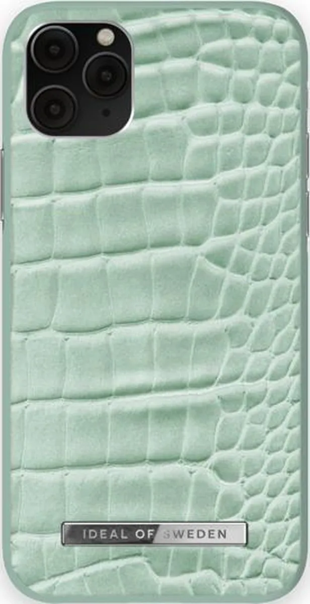 iDeal of Sweden Phone Necklace Case iPhone 11 Pro/XS/X - Mint Croco