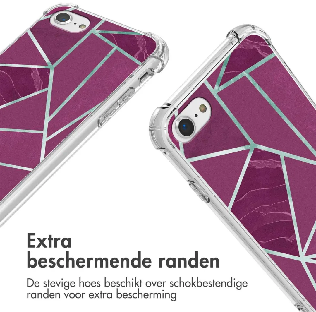 Imoshion Hoesje iPhone 8/SE 2022 - Bordeaux Graphic