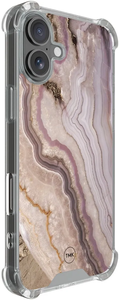 Casevibes iPhone 17 Shockproof Hoesje A/i17/S/010 - Blush Marble