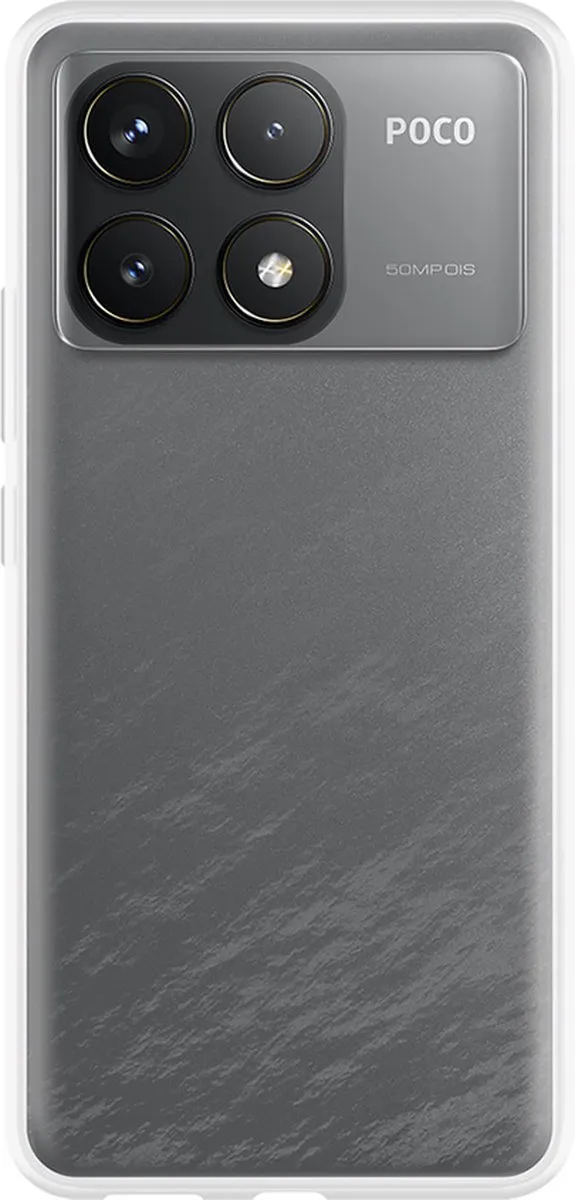 Just in Case Cazy Hoesje Xiaomi Poco F6 Pro 5G - Siliconen - Transparant - afbeelding 2 van 6