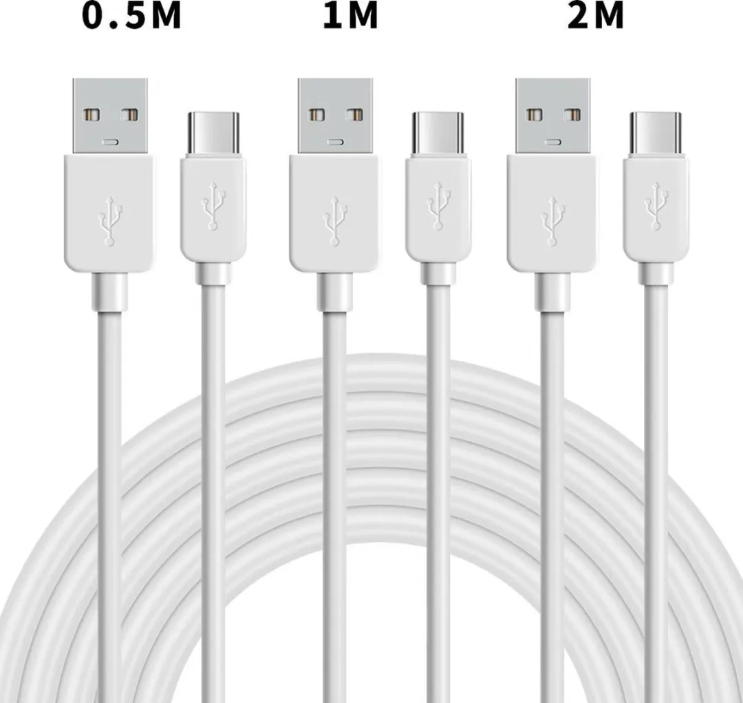NÖRDIC KABELKIT-3 USB-C naar USB-A Kabel