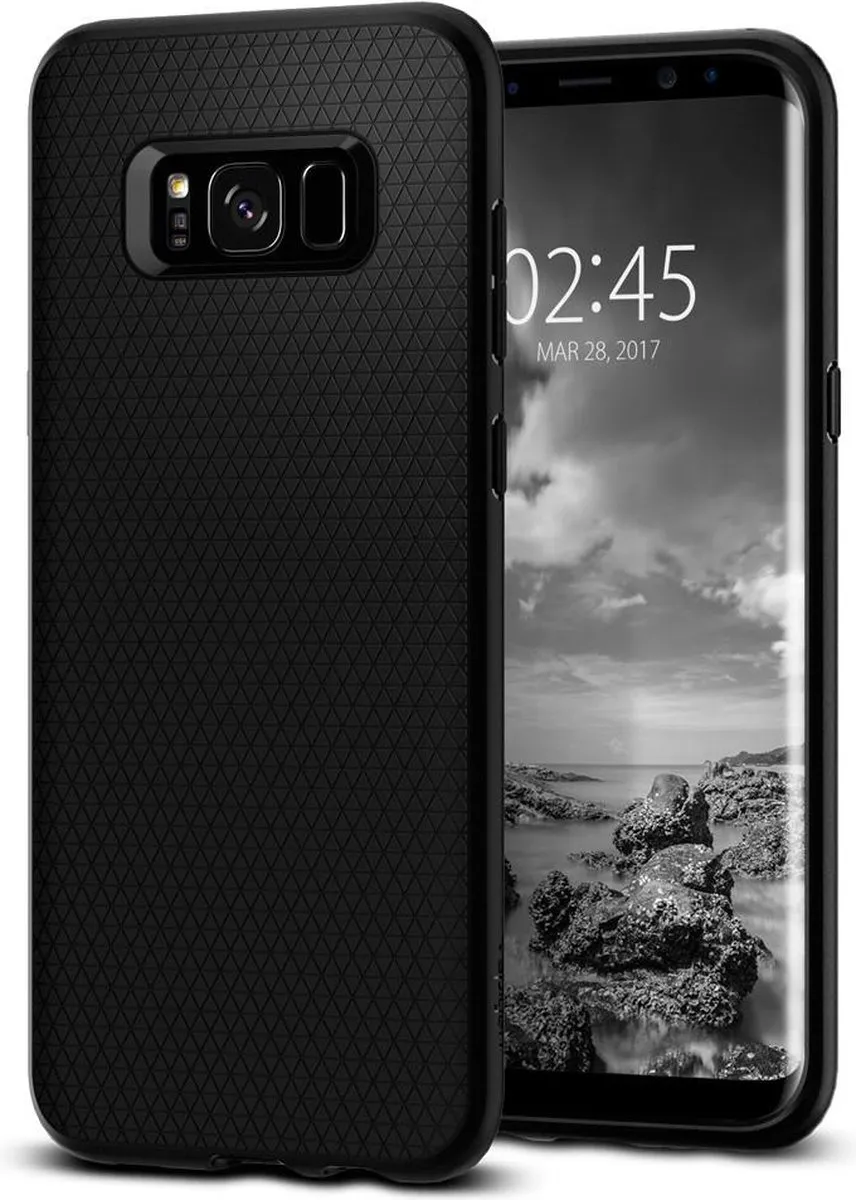 Spigen Liquid Air Samsung Galaxy S8+ Hoesje - Zwart - 571CS21663
