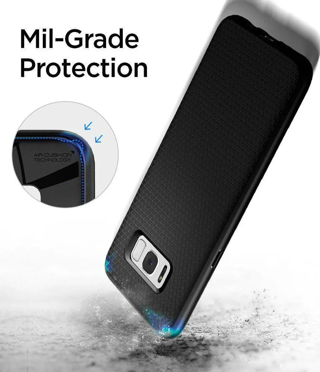 Spigen Liquid Air Samsung Galaxy S8+ Hoesje - Zwart - 571CS21663