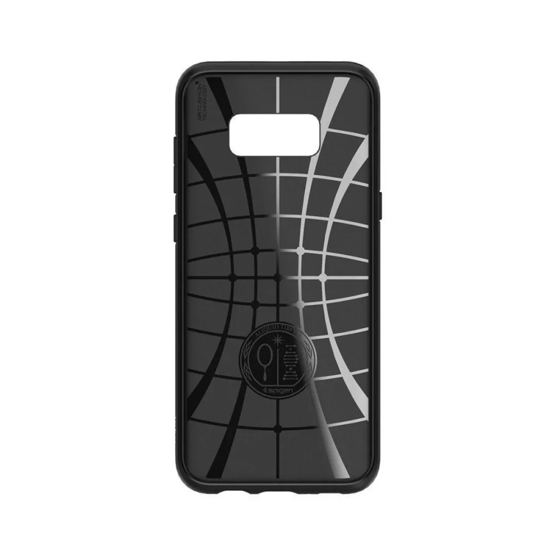 Spigen Liquid Air Samsung Galaxy S8+ Hoesje - Zwart - 571CS21663 - afbeelding 6 van 6