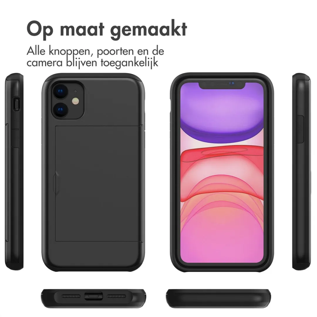 Imoshion Hoesje iPhone 11 - Pasjeshouder 2 Stuks - Zwart - afbeelding 6 van 6