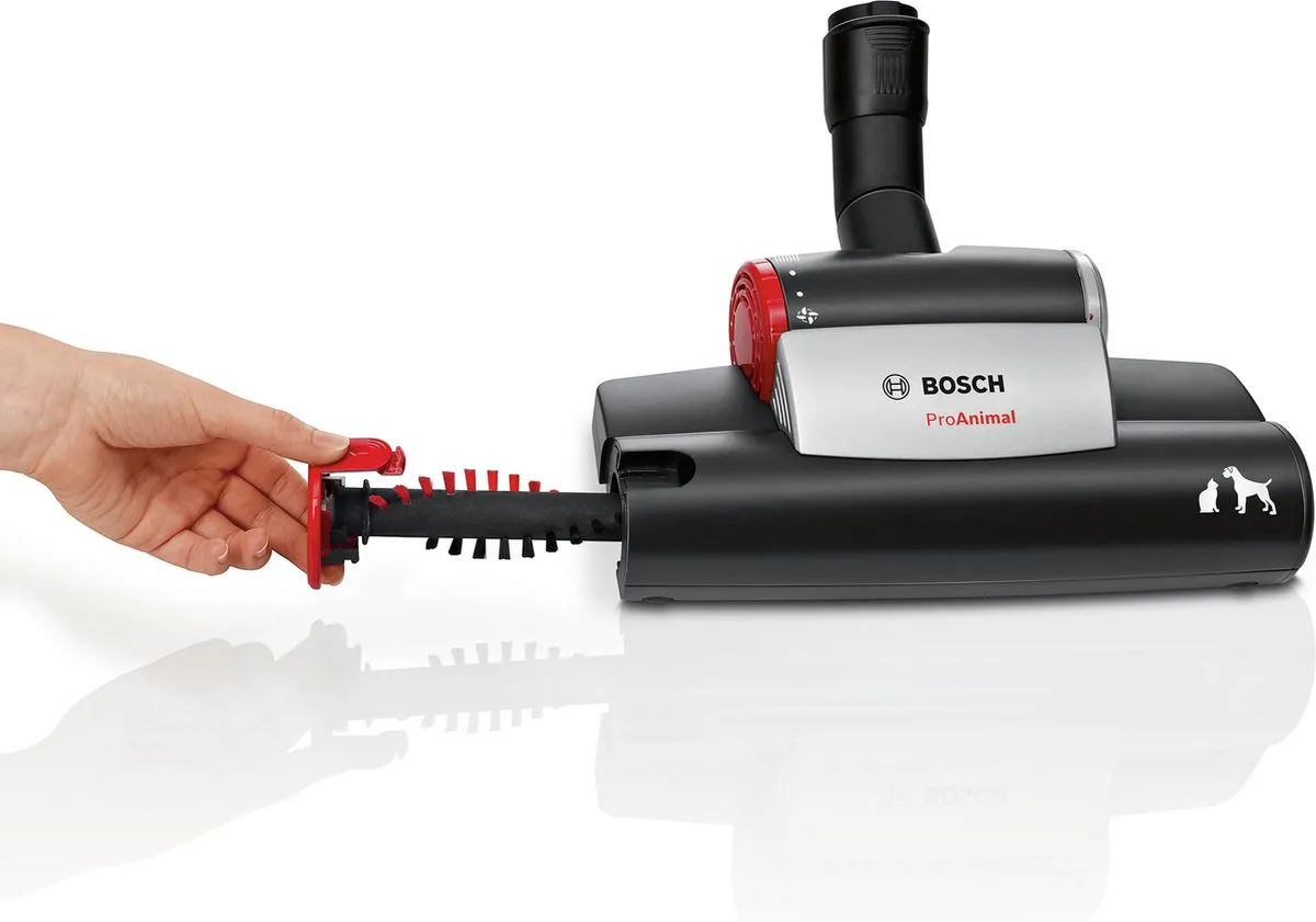 Bosch 00575625 Turboborstel - Zwart/Rood