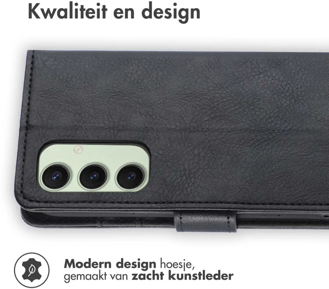 Imoshion Hoesje Samsung Galaxy S24 FE - 3 Pasjes - Zwart